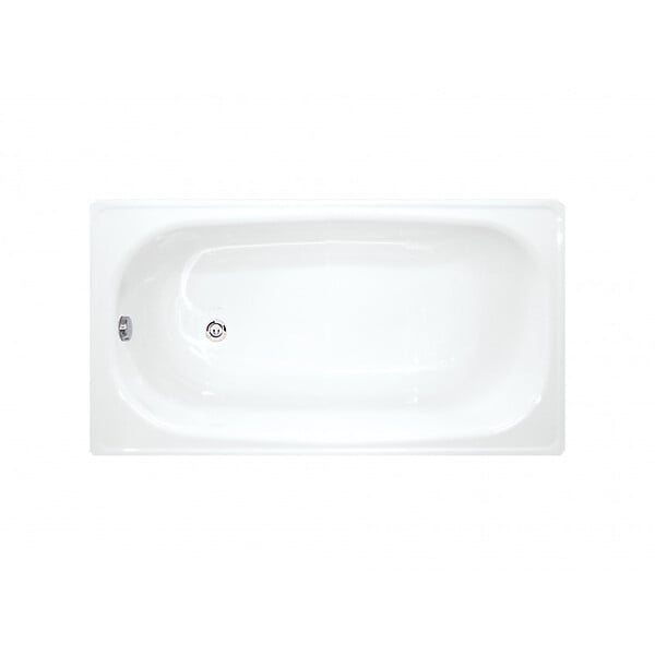 JIKA (GROUPE ROCA) - Jika (Groupe Roca) Riga 130 x 70 cm Baignoire gain de place 150 L en acier émaillé, sans pieds, blanc (H2340300000001) - large