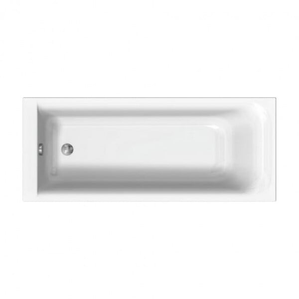 KOLO BY GEBERIT - KOLO by Geberit Rekord 160 x 70 cm Baignoire droite avec pieds en acrylique, blanc (XWP1660000) - large