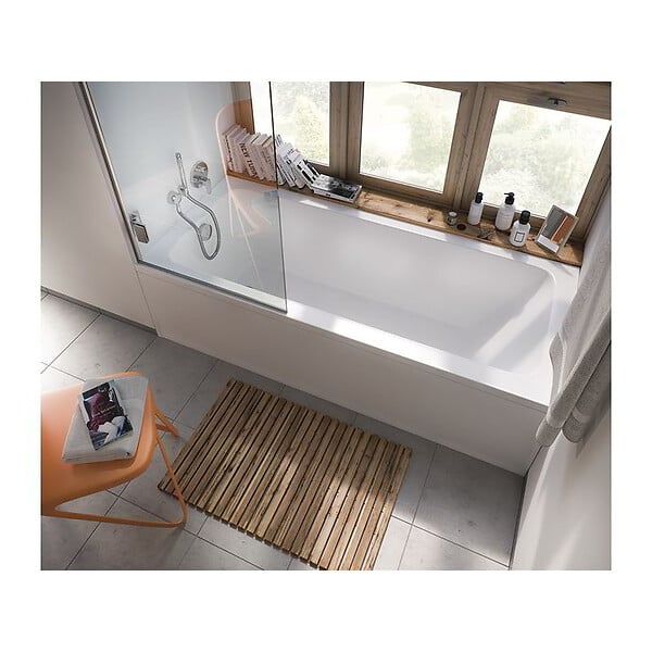 KOLO BY GEBERIT - KOLO by Geberit Rekord 160 x 70 cm Baignoire droite avec pieds en acrylique, blanc (XWP1660000) - large