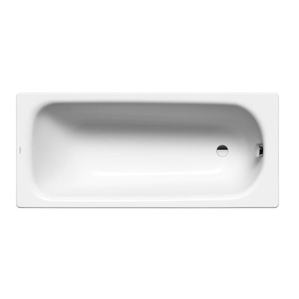 KALDEWEI - 180x80 cm Ensemble baignoire Saniform universelle + Pare baignoire pivotant chrome + pieds ( KW3751-SETP1) - large