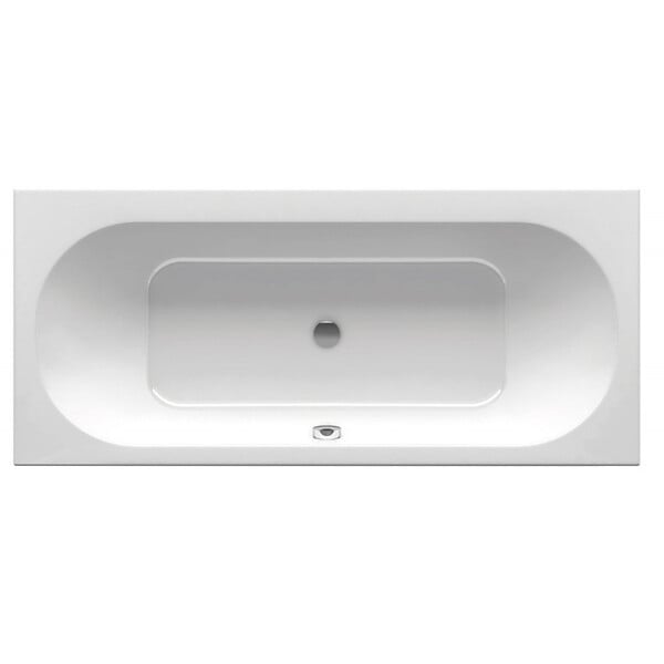 RAVAK - Ravak City 180 x 80 cm Baignoire droite en acrylique, sans pieds, blanc (C920000000) - large