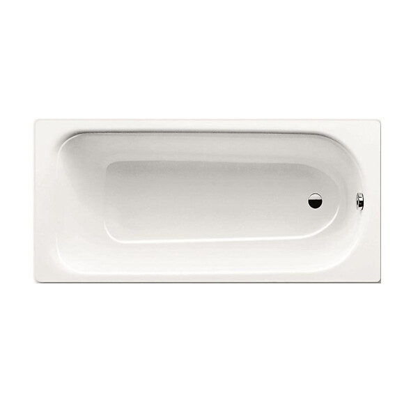 KALDEWEI - Kaldewei 170x70 cm Ensemble baignoire Eurowa universelle + Pare baignoire fixe chrome + pieds (KW312-SETP3) - large