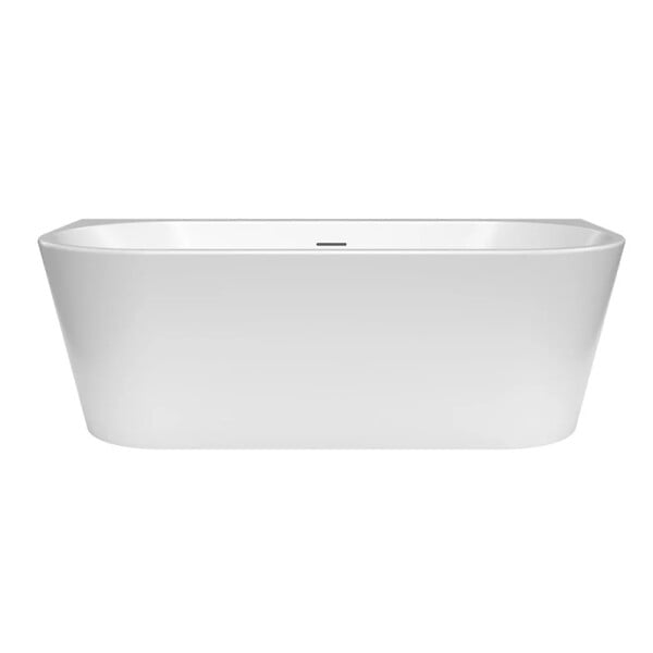 SWISS AQUA TECHNOLOGIES - Mood 170x80 cm baignoire îlot en acrylique 227L, orientation gauche et droite, avec siphon + pieds, blanc (SATVMOOD1700Z) - large