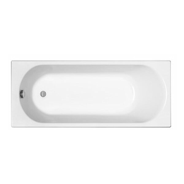 KOLO BY GEBERIT - KOLO by Geberit 170x70 cm Ensemble baignoire Opal Plus universelle +Pare baignoire pliable, 2 volets chrome + pieds (XWP1270000-SETP2) - large