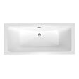 SIKO - Siko 180x80 cm Nora Plus baignoire rectangulaire en acrylique, gauche et droite, sans pieds, blanc (NO1800PLUS) - vignette