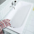 KALDEWEI - Kaldewei Eurowa  160x70 cm Baignoire rectangulaire en acier émaillé, sans pieds, blanc alpin (119700010001) - vignette