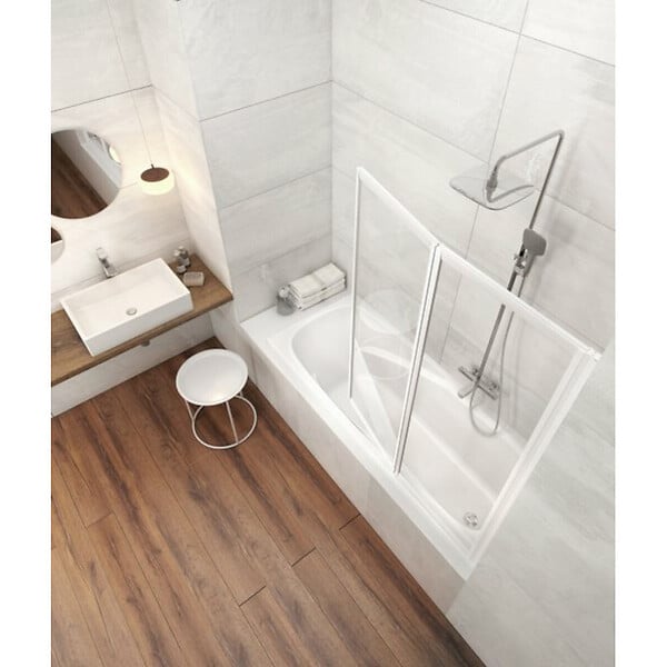 RAVAK - Vanda II 170 x 70 cm Baignoire droite en acrylique, sans pieds, blanc (CP21000000) - large