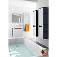 SWISS AQUA TECHNOLOGIES - Swiss Aqua Technologies Fusion 150 x 70 cm Baignoire gain de place en acrylique, sans pieds, blanc (SIKOVR150) - vignette