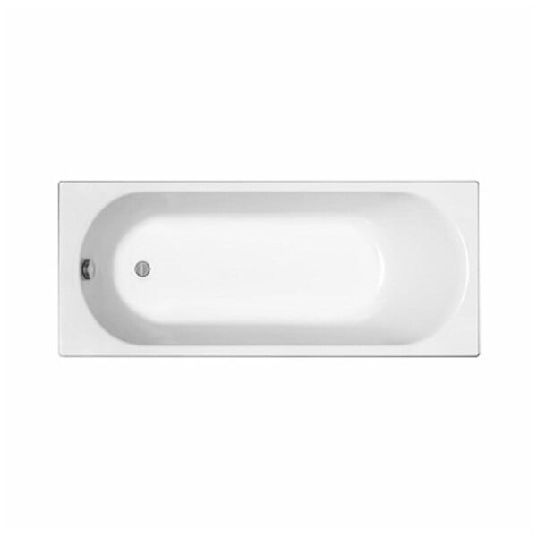 KOLO BY GEBERIT - KOLO by Geberit Opal Plus 170 x 70 cm Baignoire droite avec pieds 190 L en acrylique, blanc (XWP1270000) - large