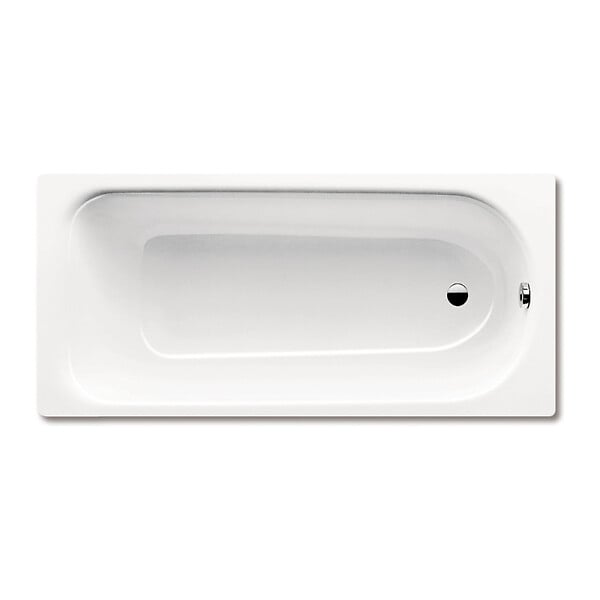 KALDEWEI - Kaldewei 170x75 cm Ensemble baignoire Saniform universelle + Pare baignoire pliable, 2 volets chrome + pieds (KW3731-SETP2) - large