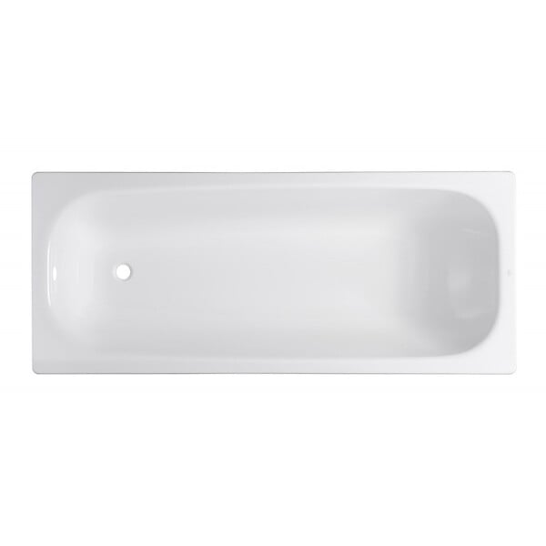 SWISS AQUA TECHNOLOGIES - By Kaldewei Vivien 170 x 70 cm Baignoire droite en acier émaillé, sans pieds, blanc (SATVIVI170) - large