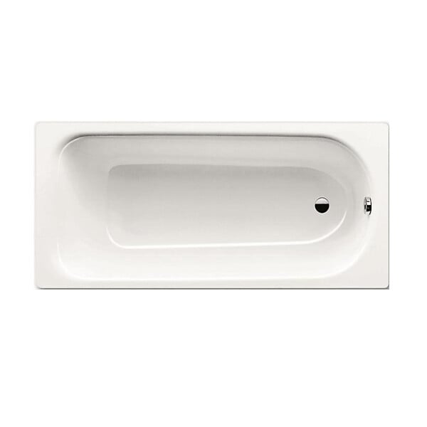 KALDEWEI - Kaldewei 170x70 cm Ensemble baignoire Eurowa universelle + Pare baignoire pivotant chrome + pieds (KW312-SETP1) - large