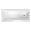 LAGUNA - 170x75 cm Idea Plus baignoire rectangulaire en acrylique, gauche et droite, sans pieds, blanc (ID1700PLUS) - vignette