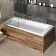 LAGUNA - 170x75 cm Idea Plus baignoire rectangulaire en acrylique, gauche et droite, sans pieds, blanc (ID1700PLUS) - vignette
