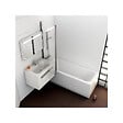 RAVAK - RAVAK BAIGNOIRE ACRYLIQUE RECTANGULAIRE CHROME, 1600 x 700 mm,  sans pieds, blanc - vignette