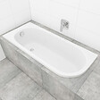 SIKO - Siko 170x72,5 cm Rajka baignoire asymétrique acrylique, gauche, sans pieds, blanc (SIKOVRAJ170L) - vignette