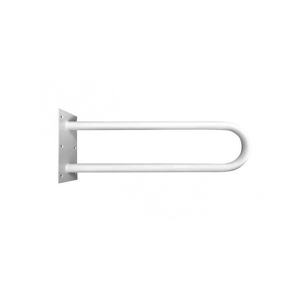 BEMETA - BEMETA HELP Barre de maintien fixe 60cm en forme de U, Comaxite, Blanc (301102054) - large