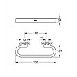 GROHE - Selection Barre d’appui en métal avec fixations cachées, Chrome (41064000) - vignette