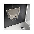 RAVAK - Ovo-B II-Clear siège de douche rabattable PMR pour cabine de douche (B8F0000051) - vignette