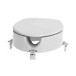 SIKO - Rehausseur WC universel surélévation 12 cm pour PMR et personnes âgées, blanc (INVALWCSED) - vignette