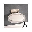 RAVAK - Ravak Ovo Chrome siège de douche rabattable PMR pour cabine de douche (B8F0000029) - vignette