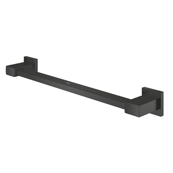GROHE - Start Cube Barre d'appui PMR 50,4 cm, noir mat (410952430) - large