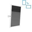 BEMETA - HELP Miroir mural PMR portrait ou paysage 60x40cm, Acier inoxydable, Blanc (301401034) - vignette