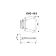 RAVAK - Ovo-B II-Opal siège de douche rabattable PMR pour cabine de douche (B8F0000052) - vignette
