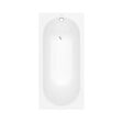 VILLEROY ET BOCH - Villeroy & Boch Oberon 160 x 75 cm Baignoire gauche et droite ovale en Quaryl®, avec pieds, blanc (BQ160OBE2V-01) - vignette