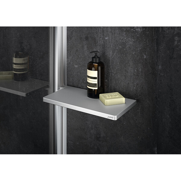 HÃŒPPE - HÜPPE  Select + Étagère tablette pour montage sur profilé mural, sans perçage, Argent mat (SL2101087) - large