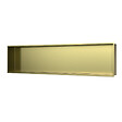 SWISS AQUA TECHNOLOGIES - Swiss Aqua Technologies Niche de Douche à encastrer, Acier Inoxydable 304, 120x30x10cm, Or brossé PVD (SATAURN12128BG) - vignette