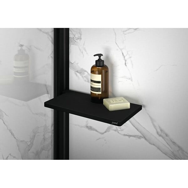 HÃŒPPE - HÜPPE  Select + Étagère tablette pour montage sur profilé mural, sans perçage, Noir (SL2101123) - large