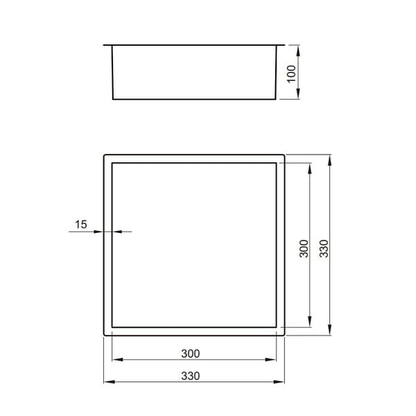 SWISS AQUA TECHNOLOGIES - Swiss Aqua Technologies Niche de Douche à encastrer (SATAURN3030BGM) - large