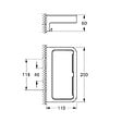 GROHE - Start Cube panier de douche, noir mat (411072430) - vignette