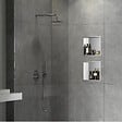 CERAMIA - Timeless Niche de Douche à encastrer, Acier Inoxydable 304, 30x30x10cm, Chrome brossé - vignette