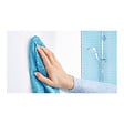 TESA - Tesa  Aluxx Panier d'angle avec plateau en aluminium chromé inoxydable, pose facile sans perçage (40203-00000-00) - vignette