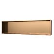 CERAMIA - Timeless Niche de Douche à encastrer, Acier Inoxydable 304, 120x28x10cm, Cuivre brossé PVD - vignette