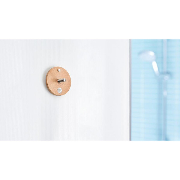 TESA - Tesa  Aluxx Panier de douche d'angle en aluminium chromé inoxydable 19,2x20x9,2cm, Pose facile sans perçage (40200-00000-00) - large