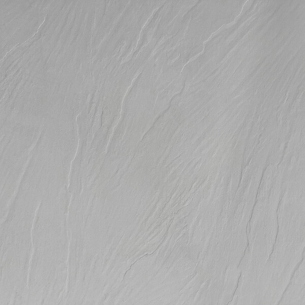 CERAMIA - Ceramia Alda Receveur de douche 80x80cm +  Siphon Eslim90. Pierre de synthèse, gris mat (ALD15-8080G-S) - large