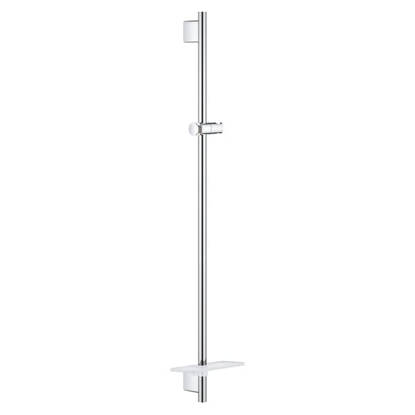 GROHE - Grohe Rainshower SmartActive barre de douche 90 cm Ø 22 mm avec tablette porte-savon, chrome (G26603000) - large