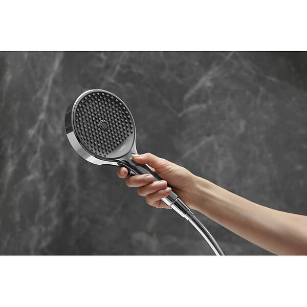 HANSGROHE - Hansgrohe Rainfinity Douchette à main 130 3 jets, Bronze brossé (26864140) - large