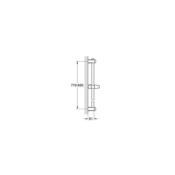 GROHE - EUPHORIA - Barre de douche (27500000) - large