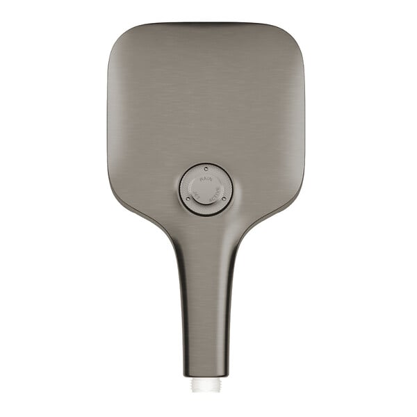 GROHE - Grohe Rainshower Smartactive 130 Cube Douchette à main 3 jets, hard graphite brossé (26582AL0) - large