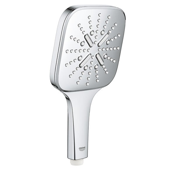 GROHE - Rainshower SmartActive 130 Cube douchette 3 jets, chrome (G26582000) - large