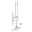 GROHE - Grohe Euphoria Cube Stick Ensemble de douche 1 jet, avec support mural, Stick, Chrome (27702000) - vignette