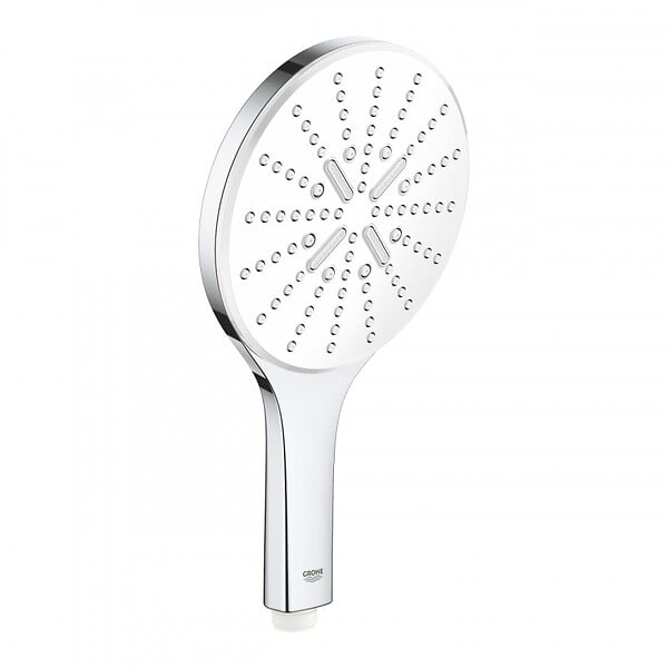 GROHE - Rainshower Smartactive 150 Douchette 3 jets, Chrome et blanc (26554LS0) - large