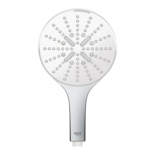 GROHE - Rainshower Smartactive 150 Douchette 3 jets, Chrome et blanc (26554LS0) - large