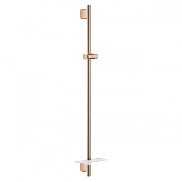 GROHE - Rainshower Smartactive Barre de douche 900mm avec curseur et support orientable, Warm Sunset (26603DA0) - large