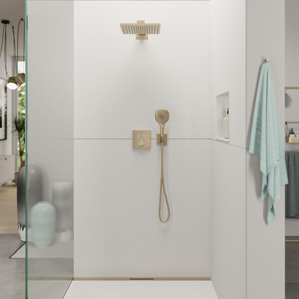 HANSGROHE - FixFit E Porter coude de raccordement, bronze brossé (26889140) - large