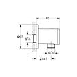 GROHE - Relexa  Coude à encastrer 1/2" (28626000) - vignette